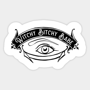 Witchy Bitch Babe Sticker